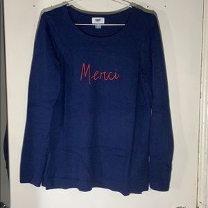Old Navy Sweaters - Merci sweater Old Navy Sweaters - Merci sweater